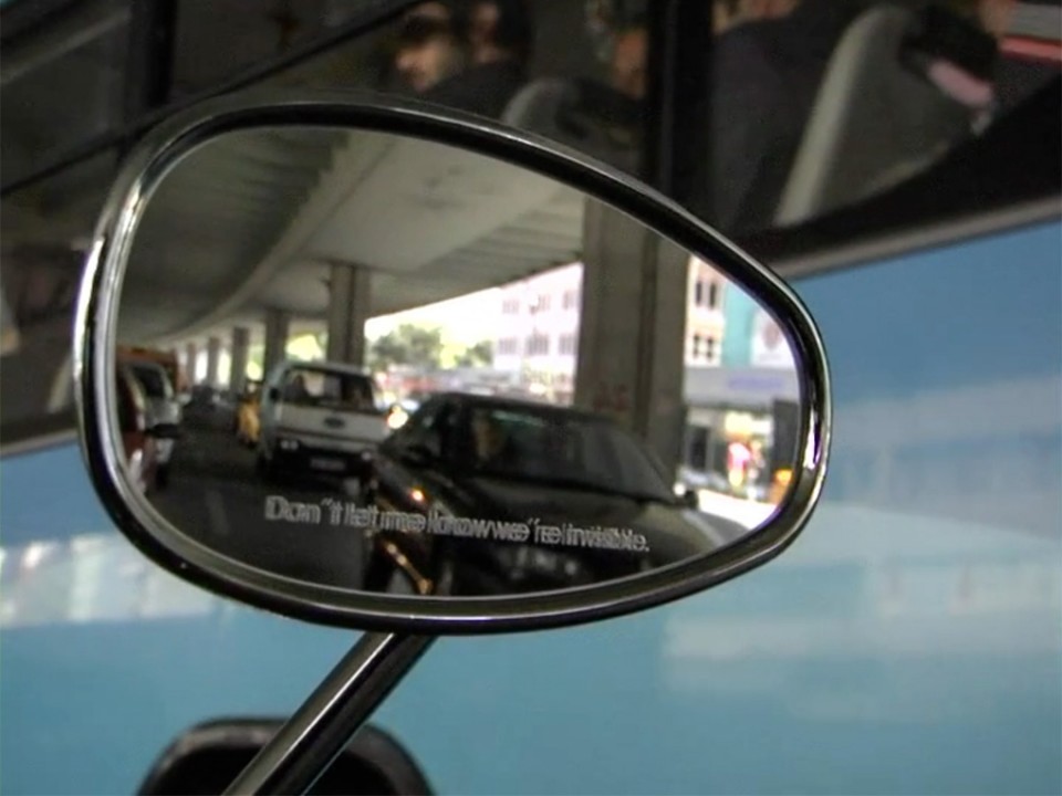 Don’t let me know we’re invisible